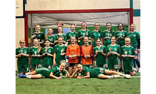 U14 and U15 Girls Finalists at Ohio Travel Indoor Cup